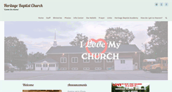 Desktop Screenshot of heritagebaptistnashua.com